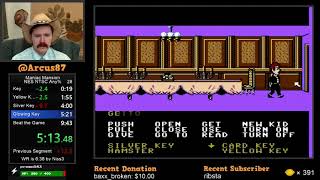 Maniac Mansion Nes Speedrun In 915 By Arcus