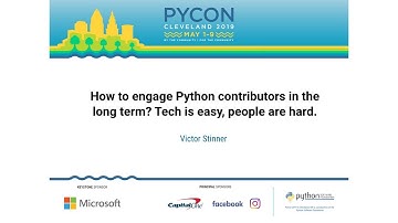 Victor Stinner - How to engage Python contributors in the long term? Tech is easy, people are hard.