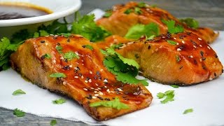 Keto Recipe - Ginger Sesame Glazed Salmon