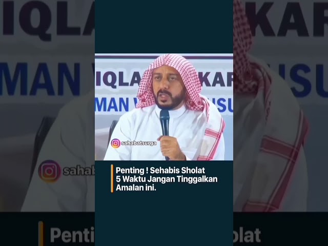 Masya Allah pesan Almarhum Syeikh Ali Jaber #mari menebar kebaikan class=