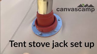 How to Install a Tent Stove Jack  - CanvasCamp