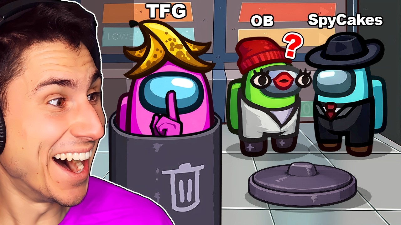 Playing Among Us Hide and Seek with my Best Friends!