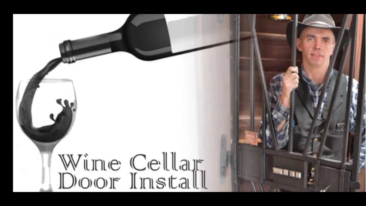 Wine Cellar Door Part 4 Install YouTube