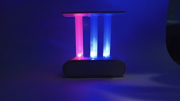 Amazing RGB lights and glue sticks decorations