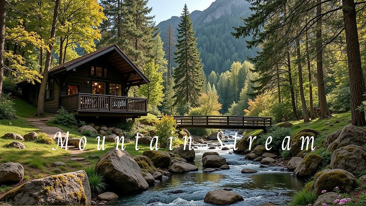 Коттедж У Горного Ручья – Музыка Для Глубокого Сна И Оздоровления – Спокойные Звуки Леса Для Рела...