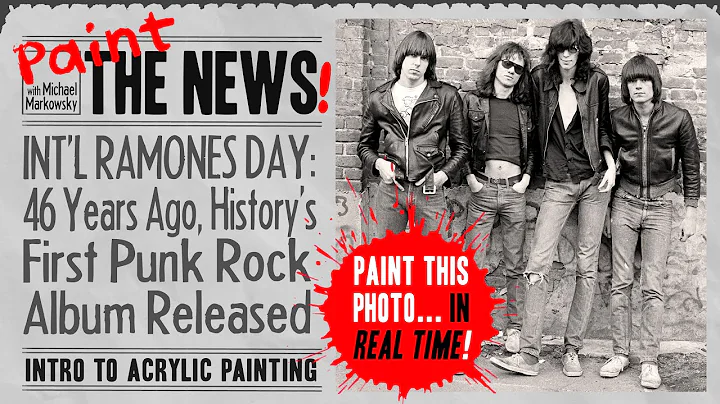 Paint "The Ramones" To Celebrate the Birth of Punk...