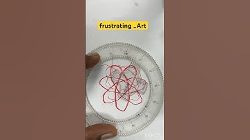 It really frustrates me  but still addictive art #asmrsounds  #spirograph  #asmrshorts