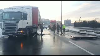 Yola Savrulan Saclar Trafiği Aksattı…