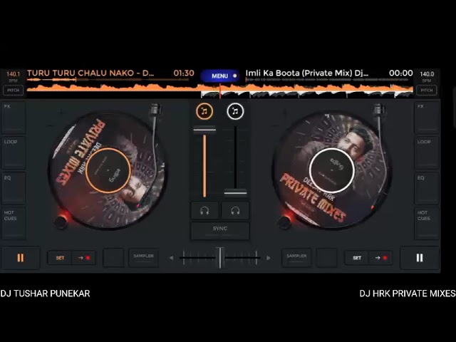 DJ HRK PRIVATE MIXES || DJ SONG MIXING || DJ TUSHAR PUNEKAR class=