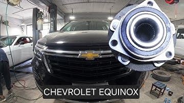 how to replace front wheel bearing .. chevrolet equinox - GMC Terrain 2018-2024 torque specs