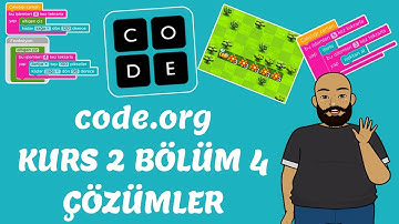 Code Org Kurs 2 Bölüm 4 Çözümü / code.org Kurs 2 Cevaplar