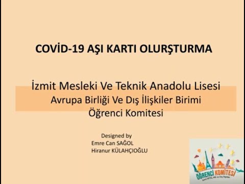 ULUSLARARASI COVİD-19 AŞI