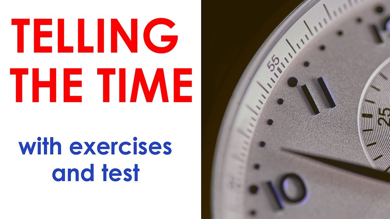 TELLING THE TIME IN ENGLISH quarter half past to -ENGLISH GRAMMAR for ...