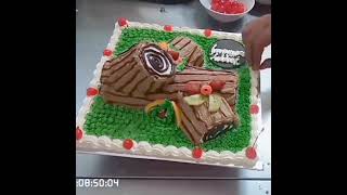 ide menghias kue ulang tahun - kue ultah - cake decorating (26) #shorts