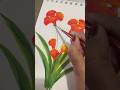 Watch this flower come to life 🌼#flowers #floralpainting #relaxing