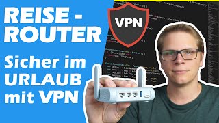 Reise Mini Router Review✈️ - 🚧Einfach Sicherheit mit VPN 👍 GL.iNET Beryl vorgestellt und erklärt image