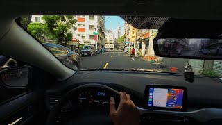 Ambient Soundscapes of Kaohsiung, Taiwan | Driving POV in a Ford Focus