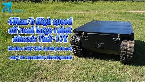TinS-17E High-Speed Off-Road Large Robot Chassis #robotchassis #platform #robotics