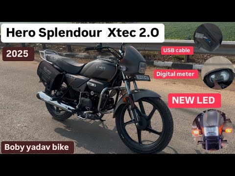 New Hero Splendor Xtec 2.0 | hero splendor Xtec 2.0 mileage | hero ...
