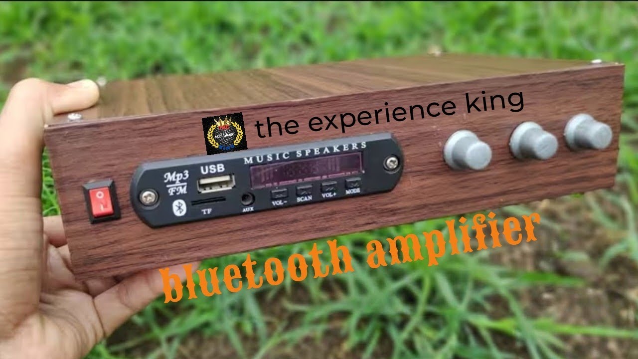 Amplifier - Make Bluetooth, USB and FM Amplifier at home