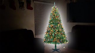UNBOXING | Holiday Time 6.5ft PreLit Madison Pine Artificial Christmas Tree