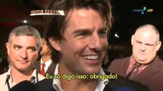 Aline Malafaia entrevista com Tom Cruise