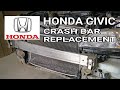 How to replace front Crash Bar bumper Honda Civic. Years 2000 to 2020