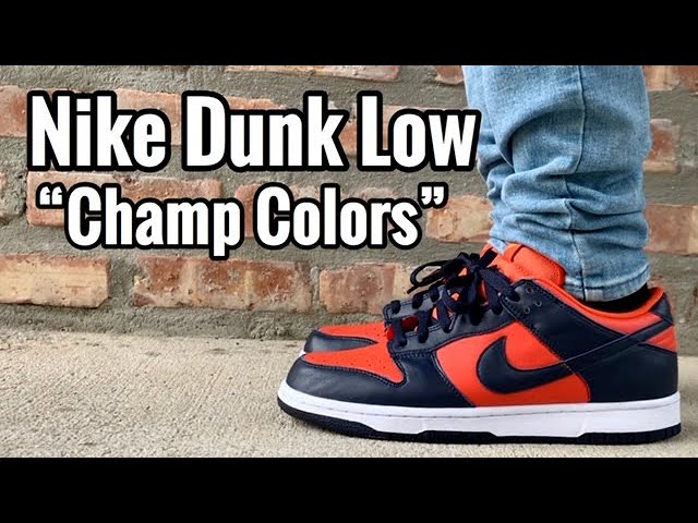 nike dunk champ colors on feet