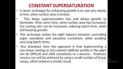 KINETICS OF CRYSTALLIZATION