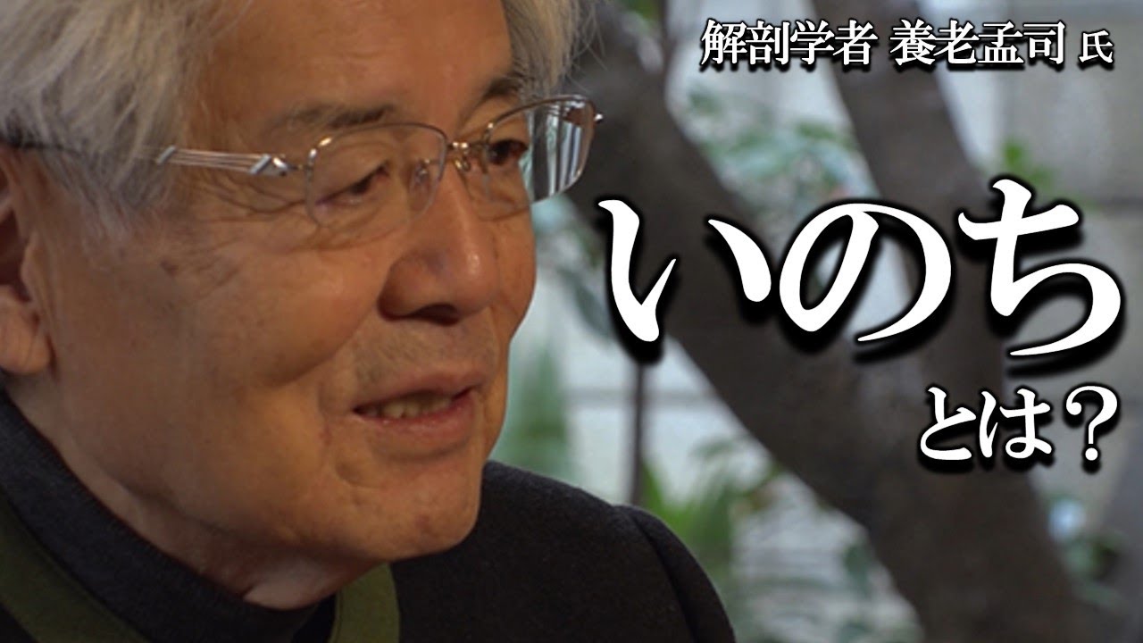 【養老孟司】落ち込んだ時に見てください。養老先生が命の本質について解説します。