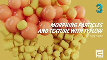 Morphing particles and texture | 3dsmax x Tyflow tutorial