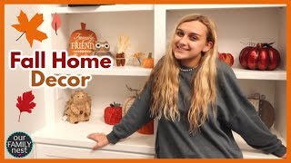 Decorating the House for Fall