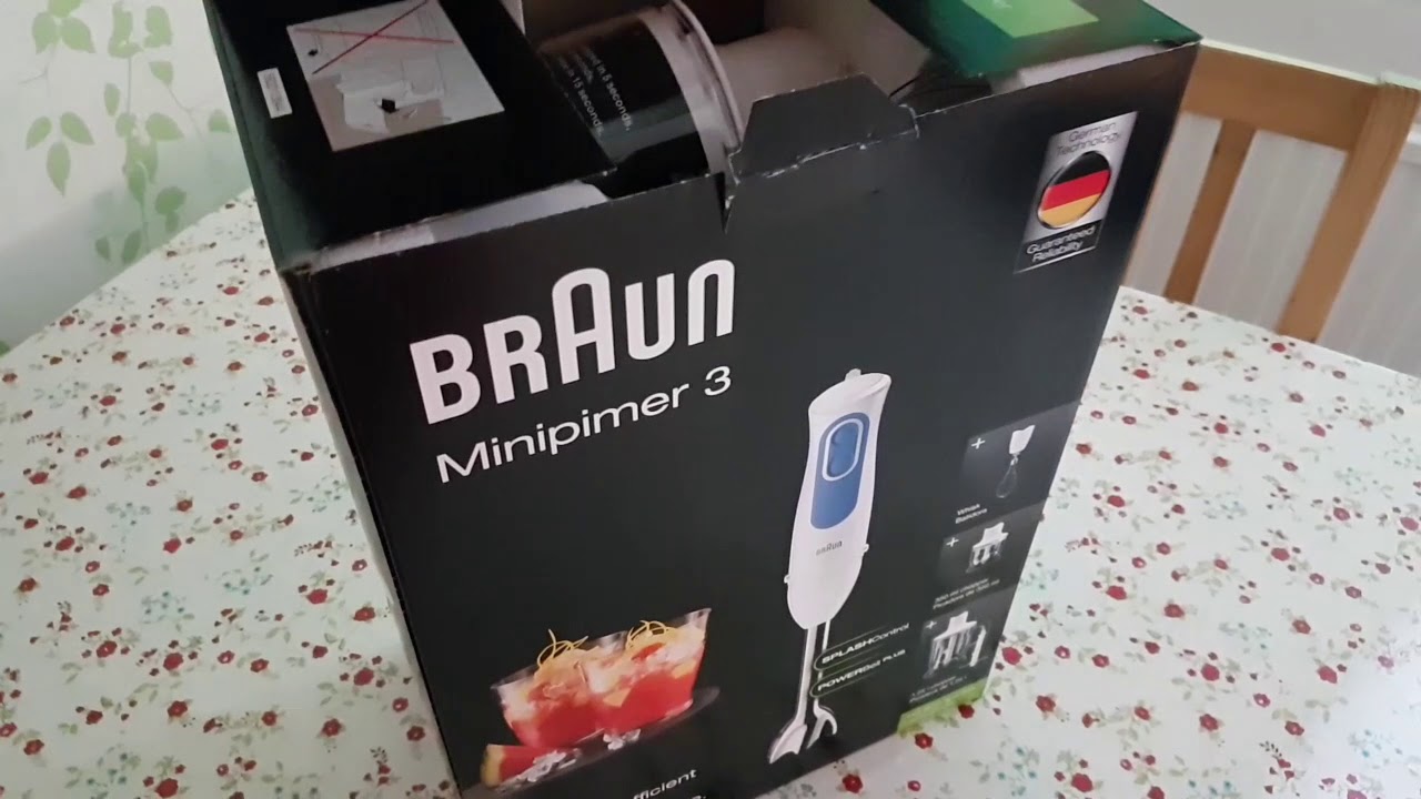 Braun multiquick 3 . MQ 3045 . Unboxing . First impression . YouTube