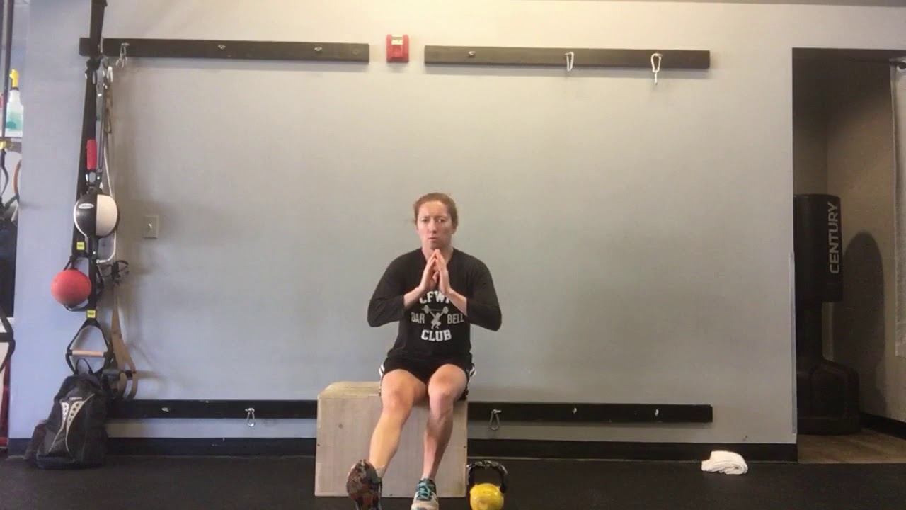 Pistol squat to a box - YouTube
