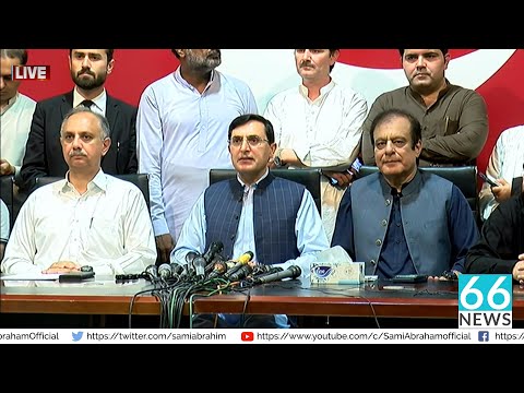 LIVE PTI Leaders Important Media Talk Imran Khan SAMI ABRAHAM 