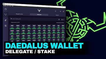 Daedalus Wallet Tutorial | Delegate to a Stake Pool & Earn Staking Rewards [English]