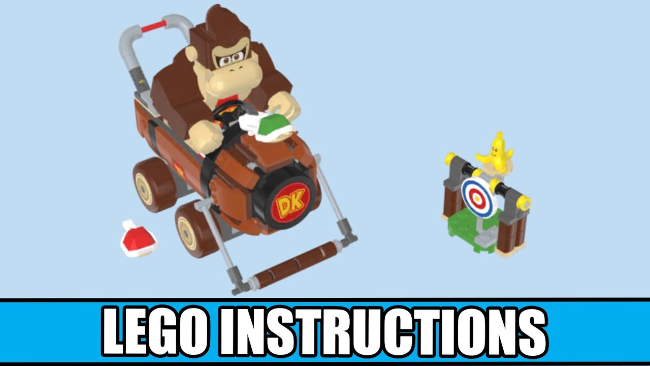 LEGO Donkey Kong & DK Jumbo Instructions - Super Mario - Mario Kart LEGO instructions