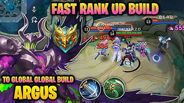 NEW MLBB UPDATE | BEST ARGUS BUILD 2024: ITEMS EMBLEMS & DEADLY BUILD 2024 [MOBILE LEGENDS]