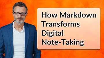 How Markdown Transforms Digital Note-Taking