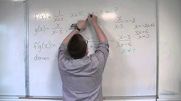 OCR MEI Core 3 2.18 Finding the Domain of a Composite Function