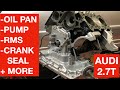 Audi 2.7T Oil Pan / Pump / RMS / Front Crank Seal - Installation