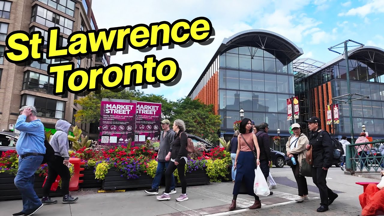 Прогулка по району Сент-Лоуренс | Оригинальный центр Торонто (осень 2025 г.)