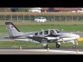 Beechcraft G58 Baron takeoff at Graz Airport | D-IEAG