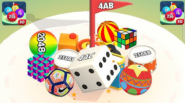 Merge Blocks 3D 2048 puzzle | merge block 3d  2048 ball 3d video games Trailers New Update Levels #8
