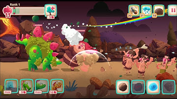 Dino Bash all levels #30 gameplay walkthrough part 27