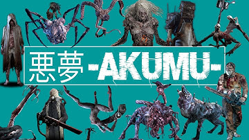 THE EVIL WITHIN Series - All Bosses / Boss Fights (No Damage, AKUMU, 4K 60fps)