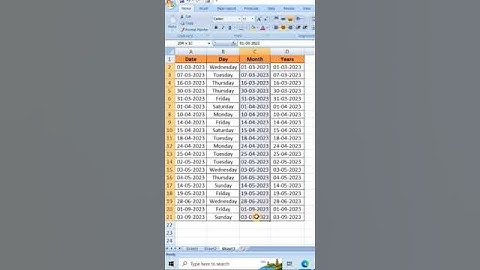 #shorts | #exceltutorial | Magic trick of Date | Excel magic tips
