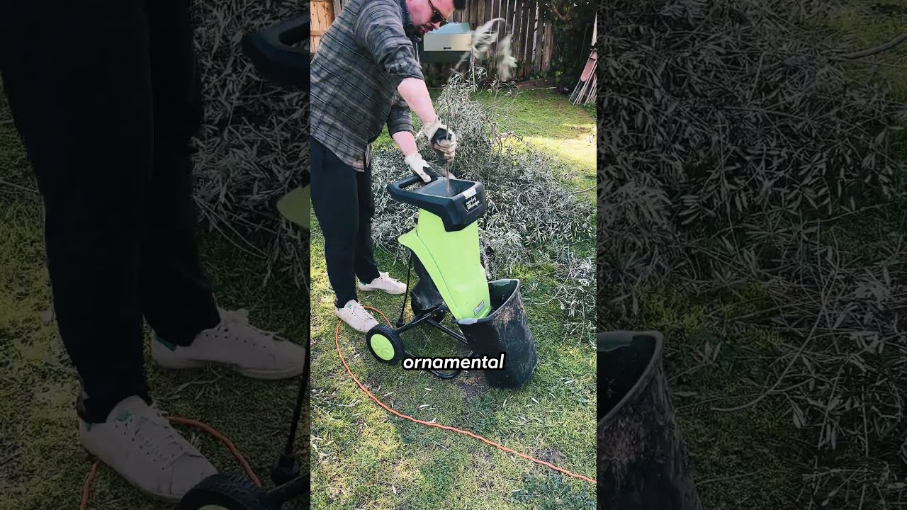I Bought A 40 Wood Chipper For Composting Composting101 Urbangardening