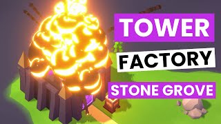 Tower Factory Demo Gameplay: Destroy Stone Grove Castle