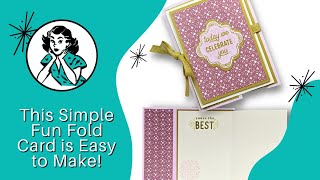 🔴  Make a Simple Fun Fold Card that will make them say WOW!